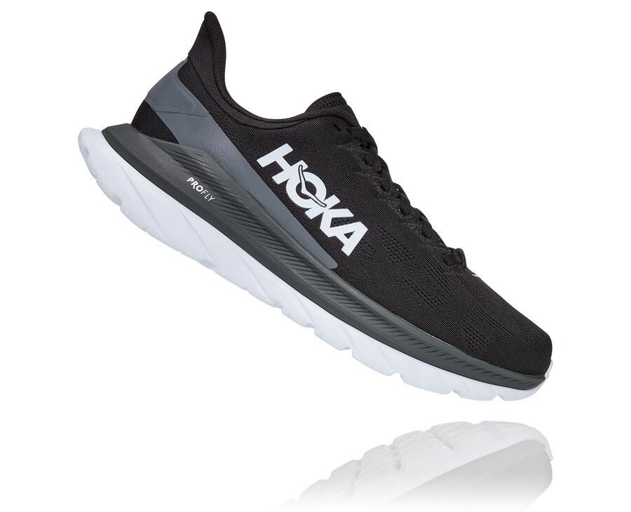 Tenis Hoka One One Masculino Pretas/Branco - Mach 4 - 592-ADMIZG